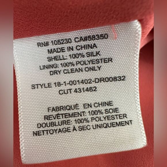 JOIE CHARACTER Silk Sleeveless MIDI Dress Strawberry Paisley Sz M Bohemian Boho - Picture 11 of 12